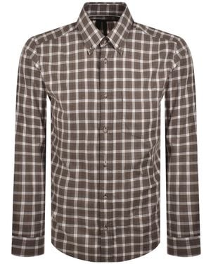 BOSS BUSINESS Boss H Liam Shirt - Brown