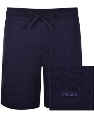 HUGO Austin Waffle Shorts - Blue