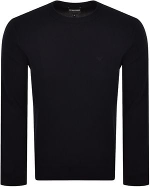 Armani Emporio Knit Jumper - Blue