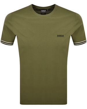 Barbour Burnwood Tipped Tshirt - Green