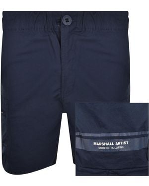 Marshall Artist Seafield Cargo Shorts - Blue