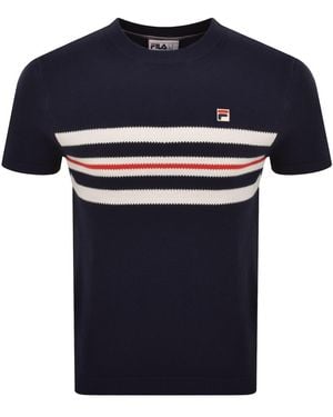 Fila Fila Gerardo Knit T Shirt - Blue
