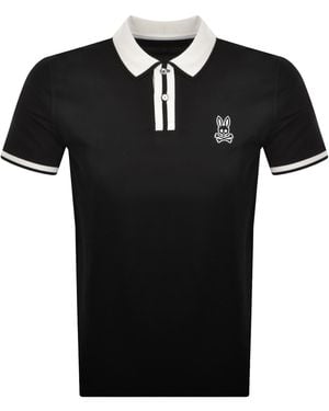 Psycho Bunny Ridley Polo T Shirt - Black