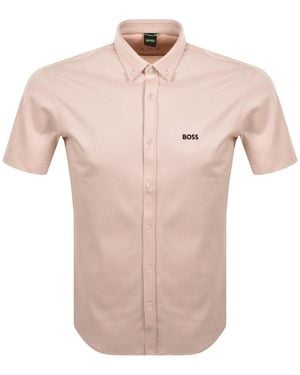 BOSS Boss St Motion Short Sleeve Shirt - Pink