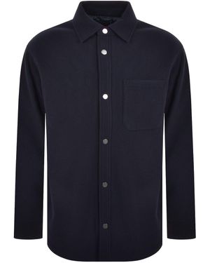 ARMANI EXCHANGE Padded Press Stud Jacket - Blue