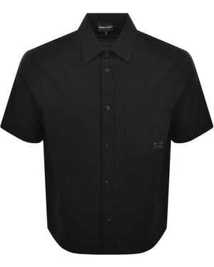 Armani Emporio Short Sleeved Shirt - Black