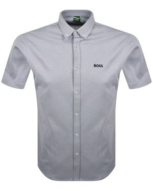 BOSS Boss St Motion Short Sleeve Shirt - Blue