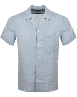 HUGO Ellino Straight Fit Shirt - Blue