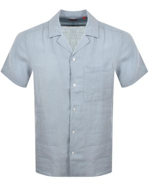 HUGO Ellino Straight Fit Shirt - Blue