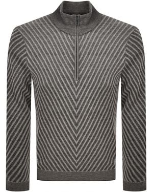 Armani Emporio Knit Jumper - Grey