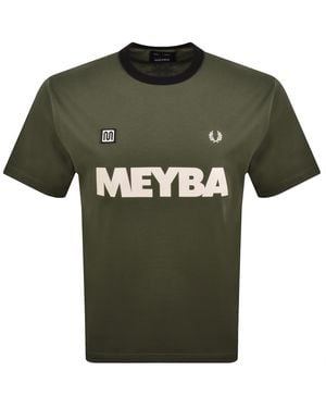 Fred Perry X Meyba Ringer T Shirt - Green