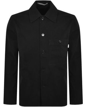 Norse Projects Standard Twill Overshirt - Black