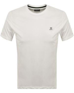 Hackett Heritage Logo T Shirt Off - White