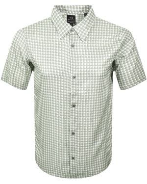 ARMANI EXCHANGE Short Sleeve Shirt - Green