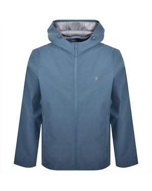 Farah Farah Rhodes Hooded Jacket - Blue