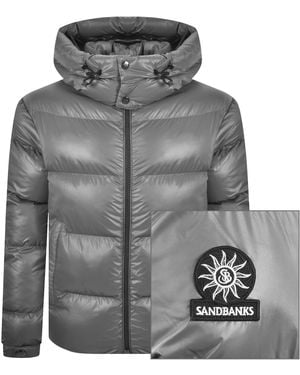 Sandbanks Core Puffer Jacket - Grey