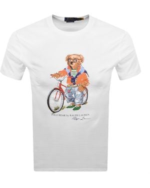 Ralph Lauren Bear T Shirt - White