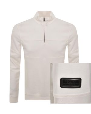 Barbour Kaspain Zip Sweatshirt - White