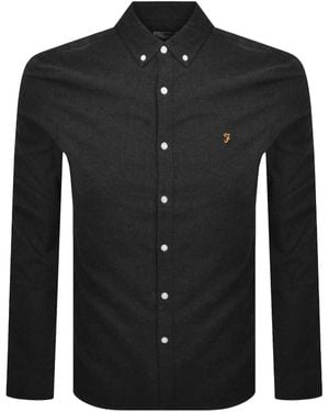 Farah Farah Milners Long Sleeve Shirt - Black