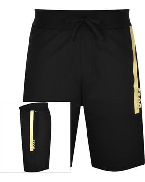 BOSS BUSINESS Elasticated Drawstring Woven Shorts - Black