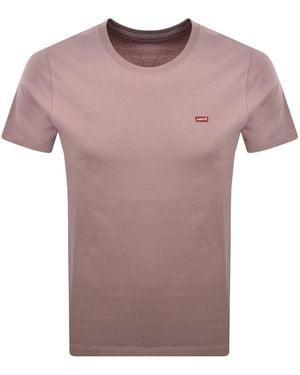 Levi's Stripe T Shirt - Pink
