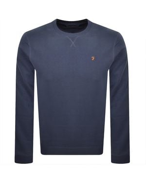 Farah Farah Tim New Crew Neck Sweatshirt - Blue