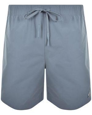 Moose Knuckles Logo Swim Shorts - Blue