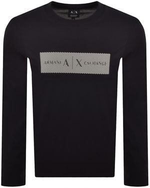 ARMANI EXCHANGE Crew Neck T Shirt - Black