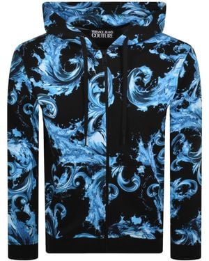 Versace Jeans Couture Couture Logo Hoodie - Blue