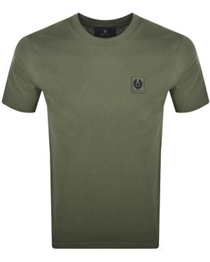 Belstaff Short Sleeve Logo T Shirt - Green