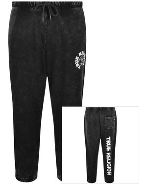 TRUE RELIGION Buddha Face Joggers - Black
