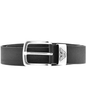 Armani Emporio Leather Belt - Black