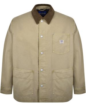 HUGO Brams Relaxed Fit Jacket - Green