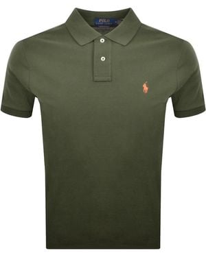 Ralph Lauren Custom Slim Fit Polo T Shirt - Green
