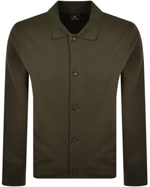Paul Smith Casual Fit Cardigan - Green