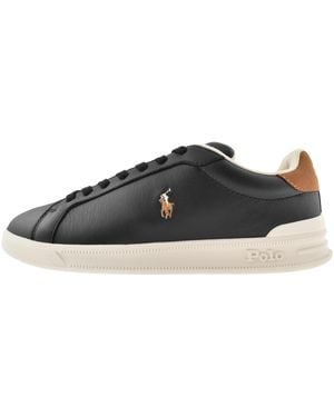 Ralph Lauren Heritage Court Ii Trainers - Black
