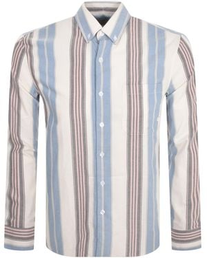 Farah Farah Millard Long Sleeve Shirt - Blue