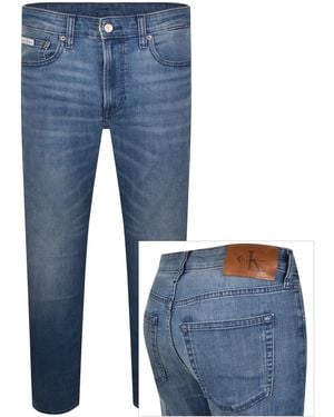 Calvin Klein Jeans Slim Taper Fit Jeans - Blue
