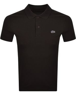 Lacoste Regular Fit Polo T Shirt - Black