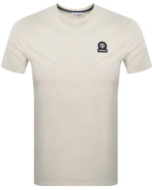 Sandbanks Badge Logo T Shirt - White