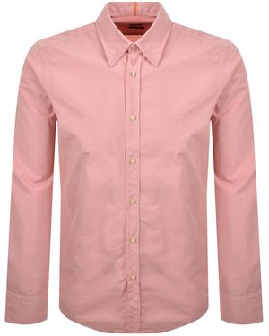 BOSS Boss Relegant 6 Regular Fit Shirt - Pink
