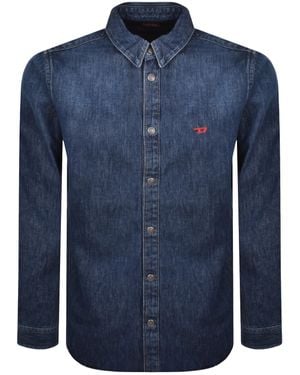 DIESEL Simply Denim Shirt Dark Wash - Blue