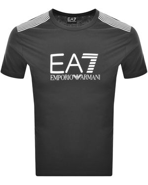 EA7 Emporio Armani Logo T Shirt - Grey