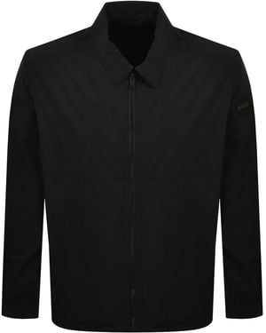 BOSS Boss Layok Full Zip Overshirt - Black