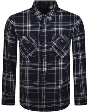 Levi's Long Sleeve Western Shirt - Blue