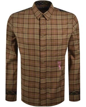 Barbour X Paul Smith Tartan Shirt - Brown
