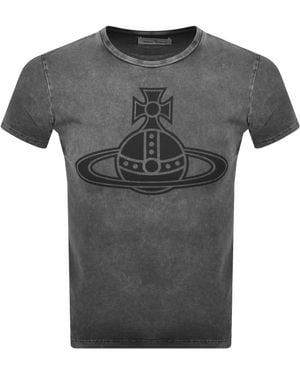 Vivienne Westwood Paris Orb Peru T Shirt - Grey