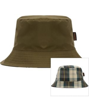 Barbour Hutton Reversible Bucket Hat - Green