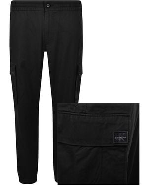 Calvin Klein Jeans Skinny Fit Cargo Trousers - Black