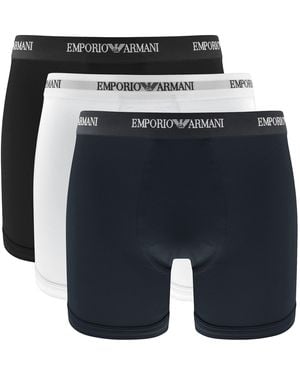 Armani Emporio 3 Pack Boxers - Blue